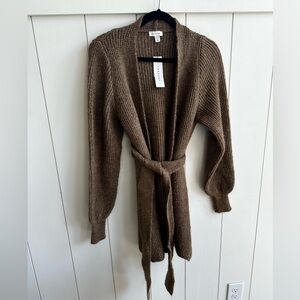 Topshop belted cardigan NWT